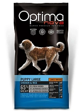 Optimanova Puppy Large (Курица и рис)